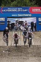 FourCross beim Mountainbike Weltcup in Leogang
Dateiname: WC_Leogang_Men_4X_st_65375C.jpg